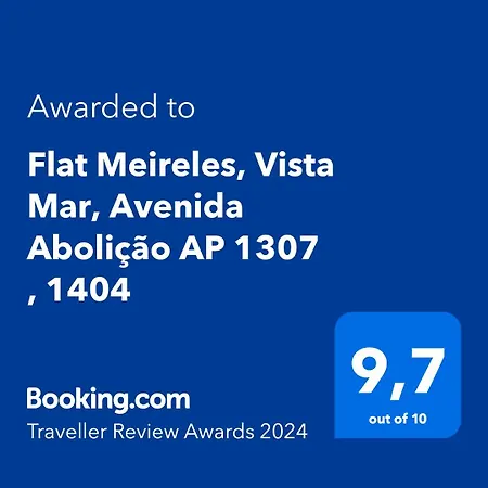 Flat Meireles, Vista Mar, Avenida Abolicao Ap1404 Apartamento