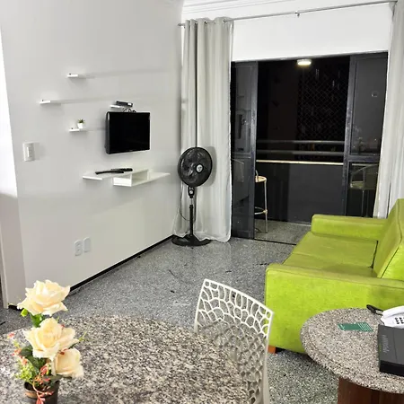 Apartamento Flat Meireles, Vista Mar, Avenida Abolicao Ap1404
